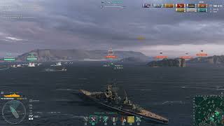 World of Warships  Gneisenau Was Extremely Spicy Today [upl. by Attelocin]