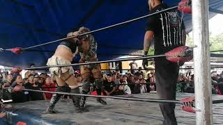 Sadika vs La Brava Rebel Lucha Extrema 90723 [upl. by Aihpled]