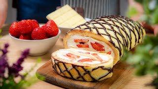 Delicious Swiss Roll Cake Recipe [upl. by Stubbs7]