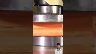 Hydraulic press hard 😱😱 hydraulic press hard work short video youtubeshorts vairalshort [upl. by Ahsinak658]