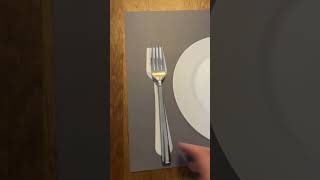 Sjabloon placemat om te leren tafel dekken bij autisme met dyspraxie [upl. by Mingche]