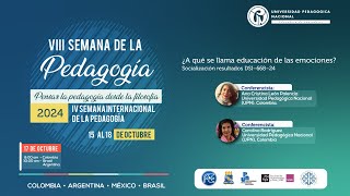 VIII Semana de la Pedagogía y IV Semana Internacional de la Pedagogía [upl. by Nydroj478]