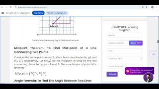 Coordinate Geometry Coordinate Geometry Formulas and Problems [upl. by Tomaso]