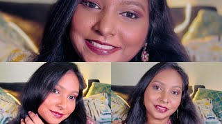 FULL GLAMMAKE UP TUTORIALSTEP BY STEP MAKEUP FOR DUSKY SKINFESTIVE MAKEUP [upl. by Viole730]