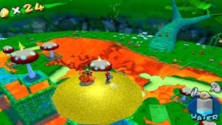 Super Mario Sunshine 100 Walkthrough  Part 24  Pianta Village 30 Blue Coins Complete Guide [upl. by Ludwog]