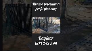 Brama przesuwna profil pionowy [upl. by Onairot]