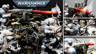 The Winter War  A ScratchBuilt Warhammer 40K Diorama [upl. by Ddene]