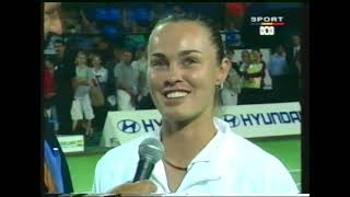 Martina Hingis  Roger Federer vs Nicole Pratt  Richard Fromberg  Hopman Cup 2001 SUI vs AUS [upl. by Zwick]