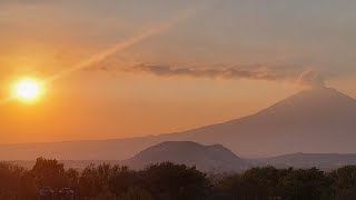 Reporte Volcán Popocatépetl 7 de abril del 2024 [upl. by Emanuele830]