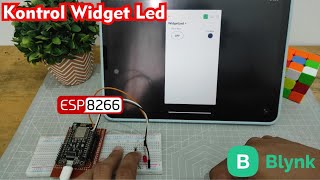 Tutorial Cara Program Widget Led pada Aplikasi Blynk dengan ESP8266 Kontrol Led Blynk dengan Button [upl. by Yvette]