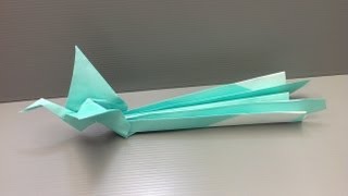 Origami Phoenix Bird  Graceful Traditional Bird [upl. by Alegnat]