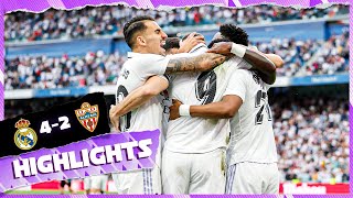 Real Madrid 42 Almería  HIGHLIGHTS  LaLiga 202223 [upl. by Enihsnus]