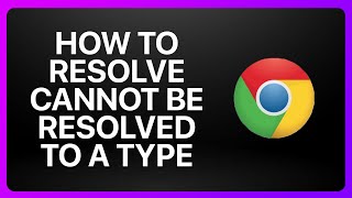 How To Resolve Chromedriver Cannot Be Resolved To A Type Tutorial [upl. by Oscar503]