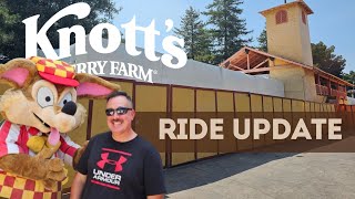 Knotts Berry Farm  Park and Ride Updates  July 2024  Montezooma [upl. by Einahets]