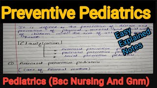 Preventive Pediatrics in Hindi BSC Nursing And Gnm Unit 2 [upl. by Argus]