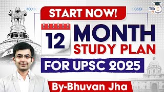 Complete 1 Year Strategy for UPSC Preparation 2025  StudyIQ IAS [upl. by Sproul540]