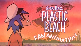 Plastic beach Gorillaz  FAN ANIMATION ANIMATIC [upl. by Neelyk]