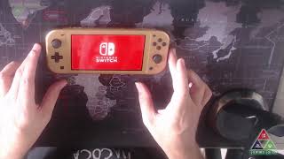 Unboxing da Edição Especial do Nintendo Switch Lite The Legend of Zelda Echoes of Wisdom [upl. by Nairoc]