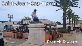 SaintJeanCapFerrat French Riviera Côte dAzur France Nice Лазурный Берег Ницца 🇫🇷 4K 60fps [upl. by Burgener]