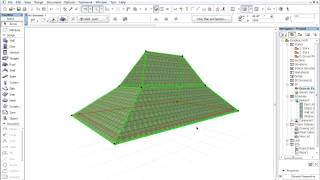 Complex roofs in ARCHICAD  Creating multilevel roofs [upl. by Oilegor]
