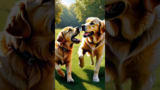 Golden Retriever vs Golden Labrador viral youtubeshorts [upl. by Verlie]