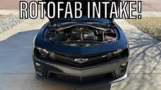 5th Gen Camaro ZL1 Rotofab Intake Install [upl. by Tiga420]