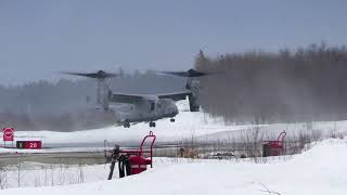 US Marine Corps Commandant arrives in Bardufoss Norway during Cold Response 2022 [upl. by Musser24]