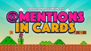 Mentions In Cards [upl. by Ecinuahs]