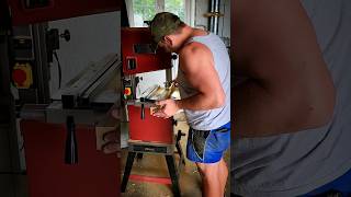 Resawing Oak On The Lumberjack BS305 Bandsaw bandsaw woodwork carpenter [upl. by Oiludbo998]