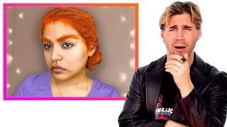 Hairdresser Reacts to Chaotic Copper Hair Makeovers [upl. by Kast318]