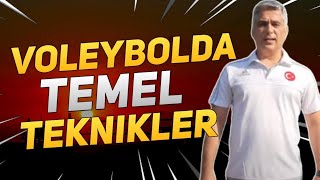 VOLEYBOLDA TEMEL TEKNİKLER VOLEYBOLDA PASVOLEYBOL DA SERVİSVOLEYBOLDA SMAÇ VE VOLEYBOLDA PLASE [upl. by Cissie16]