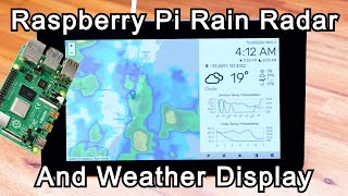 Raspberry Pi Rain Radar amp Weather Dashboard [upl. by Otrebmuh]