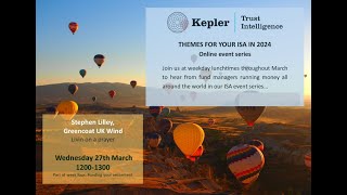 Kepler Trust Intelligence Themes for your ISA in 2024  Greencoat UK Wind [upl. by Turk]