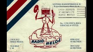 Radio Reloj  San José Costa Rica  From 1973 [upl. by Oelc]