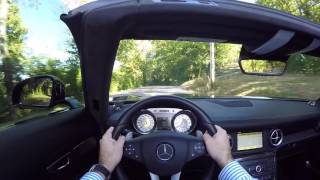 2012 Mercedes SLS AMG Roadster POV Test Drive [upl. by Highams549]