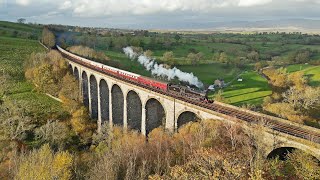 LMS Black 5 No45212 takes The Northern Belle to Carlisle  26th October 2024 [upl. by Nysilla43]