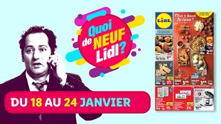 Du 18 au 24 janvier  Quoi de neuf chez Lidl [upl. by Ahtivak722]