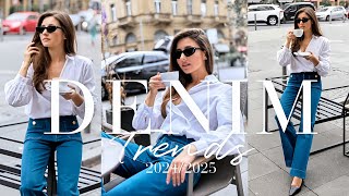 Herbst JEANS TRENDS 202425 Neue amp alte Denim Styles  fashiontrends [upl. by Kneeland]