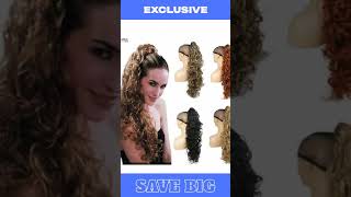 Long Curly Claw Clip Hair Extensions [upl. by Genny]