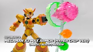 REVIEW KOTOBUKIYA  MEGAMAN X3 MAX ARMOR HYPER CHIP VER [upl. by Birgit]