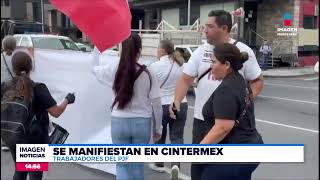 Trabajadores del Poder Judicial se manifiestan en CINTERMEX  Noticias MTY con Brenda Cavazos [upl. by Nlocnil]