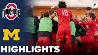 Ohio State vs Michigan  Big Ten Soccer Championship Final  Highlights  November 17 2024 [upl. by Aremat]