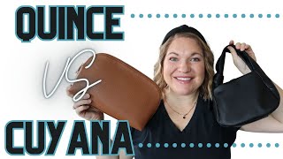 Quince VS Cuyana Bag Comparison [upl. by Rosco]