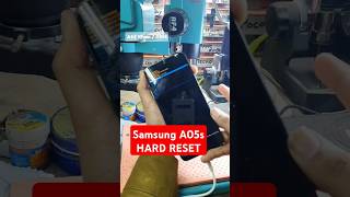 Samsung A05s ✔ HARD RESET  FACTORY RESET passwordunlock shorts youtubeshorts [upl. by Kronfeld]