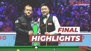 Final Highlights  Mark Allen vs Ding Junhui  2022 Cazoo UK Championship [upl. by Herries341]