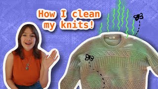 Tips to make your knitting last forever how to wash your knits [upl. by Jeramey312]