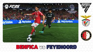 BENFICA vs FEYENOORD  UEFA Champions League 202425  EA SPORTS FC 25 [upl. by Dranal]