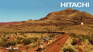 Robot Trains How Hitachi Rail Tech Enabled Global First in Heavy Freight Rail Automation  Hitachi [upl. by Ellehsor]