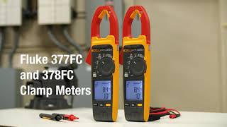 Fluke 377 FC and 378 FC Truerms Clamp Meters [upl. by Ahscrop]