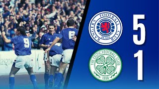 Rangers 51 Celtic Aug 1988 HD Highlights [upl. by Adnoyek]